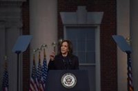 Kamala Harris reaparece tras su derrota en un homenaje a los veteranos
