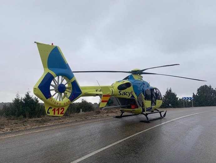 Helicóptero medicalizado del Sacyl