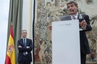 Escrivá (Banco de España) felicita a Hernández de Cos por su nombramiento en el Banco de Pagos Internacionales