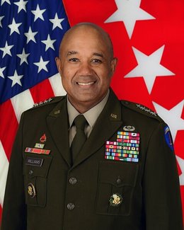 El general del Ejército de Tierra de Estados Unidos, Darryl Anthony Williams