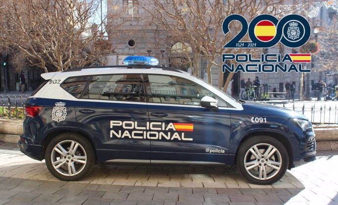 Coche patrulla de la Policía Nacional