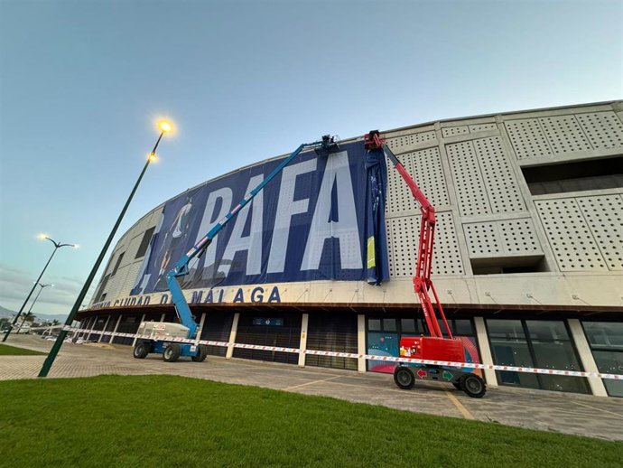 Málaga y la Costa del Sol lanzan una campaña para despedir a Nadal con el ‘gracias’ más grande jamás escrito por elegir la ciudad para coronar su carrera