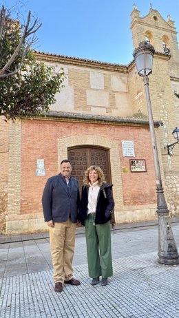 Los concejales de Obras y Promoción Económica del Ayuntamiento de Ciudad Real, Miguel Hervás y Yolanda Torres.