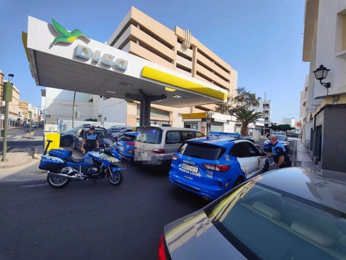 Furgoneta robada y recuperada por la Policía Local de Arrecife (Lanzarote)