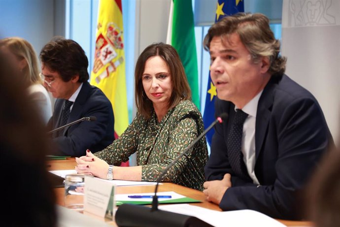 La consejera de Fomento, Articulación del Territorio y Vivienda, Rocío Díaz, ha presidido la constitución de la comisión de redacción de la revisión del Plan de Ordenación del Territorio de Andalucía (POTA).