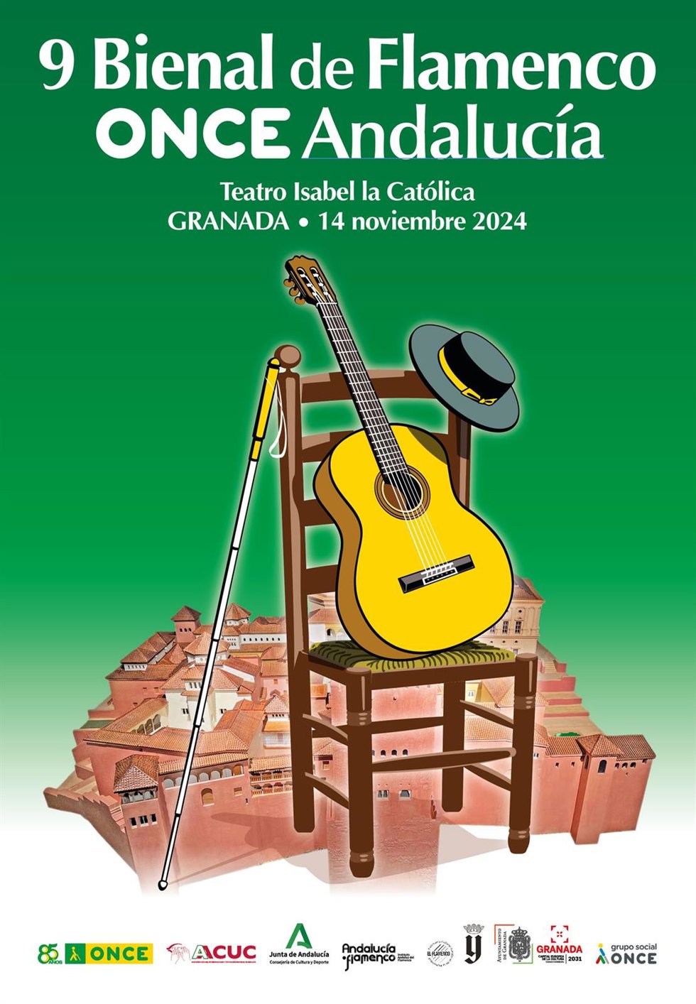 La ONCE celebra en Granada su IX Bienal Flamenca con un homenaje al Ballet Flamenco de Andalucía.