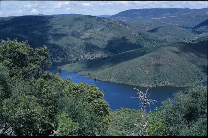 Archivo - Paraje del Parque Nacional de Monfragüe.