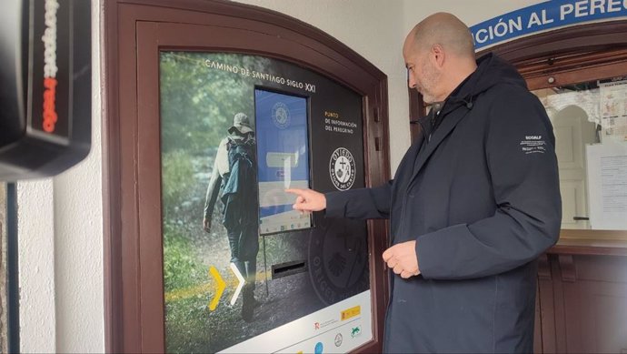 Nuevo punto de información al peregrino en El Escorialín de Oviedo.