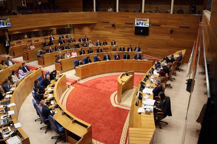 Pleno do Parlamento de Galicia do 6 de novembro de 2024.