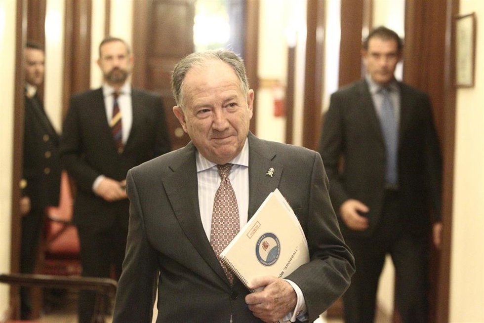 Archivo - El exdirector del Centro Nacional de Inteligencia (CNI), Félix Sanz Roldán, en el Congreso