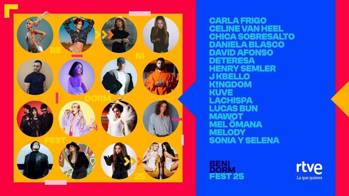 Pop urbano, flamenco o mensajes feministas entre las propuestas de las 16 canciones del Benidorm Fest 2025