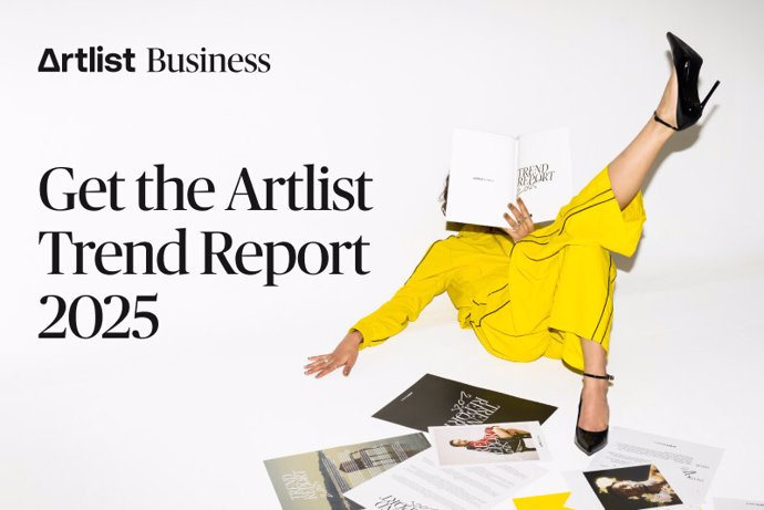 Get the top marketing trends for 2025 with the Artlist Trend Report