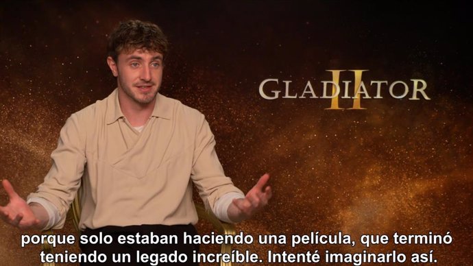 Paul Mescal protagoniza Gladiator II: "Ridley Scott tiene una imaginación infinita"