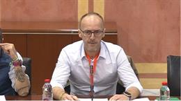 El secretario de Institucional de UGT Andalucía, Rafael Gelo, ha intervenido este martes en comisión parlamentaria de agentes sociales en relación con la tramitación de la Proposición de Ley  relativa a Participación Institucional.