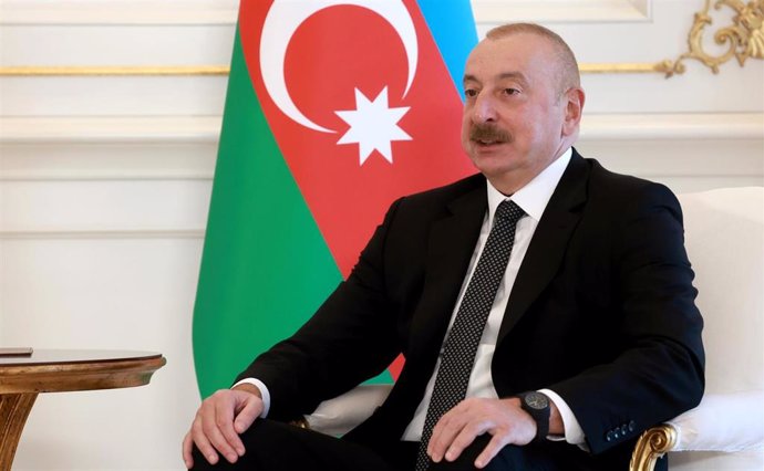 Archivo - Ilham Aliyev, presidente de Azerbaiyán