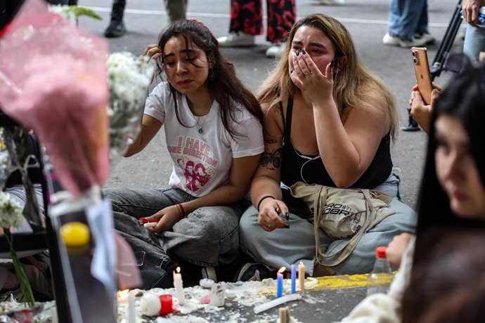  Argentina, Buenos Aires: Homenaje a Liam Payne. Photo: Cristina Sille/dpa