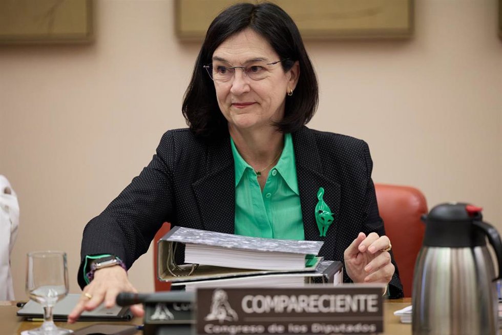 Archivo - La presidenta de la Comisión Nacional de los Mercados y Competencia (CNMC), Cani Fernández, comparece en la Comisión de Economía, Comercio y Transformación Digital, en el Congreso de los Diputados, a 19 de septiembre de 2024, en Madrid (España
