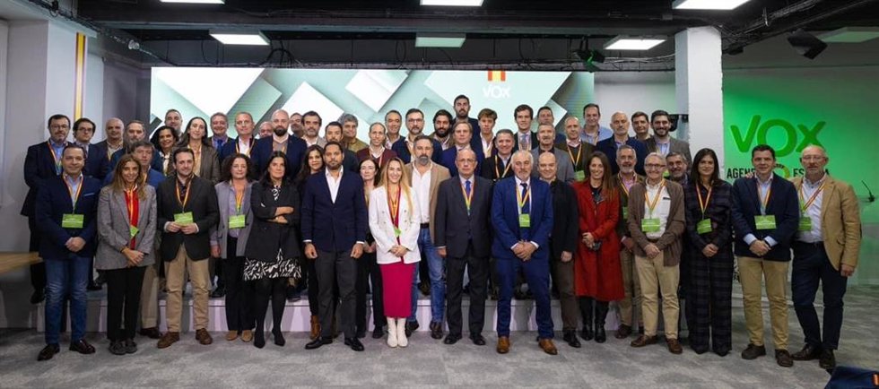 Jornada de trabajo de presidentes provinciales de Vox con Santiago Abascal