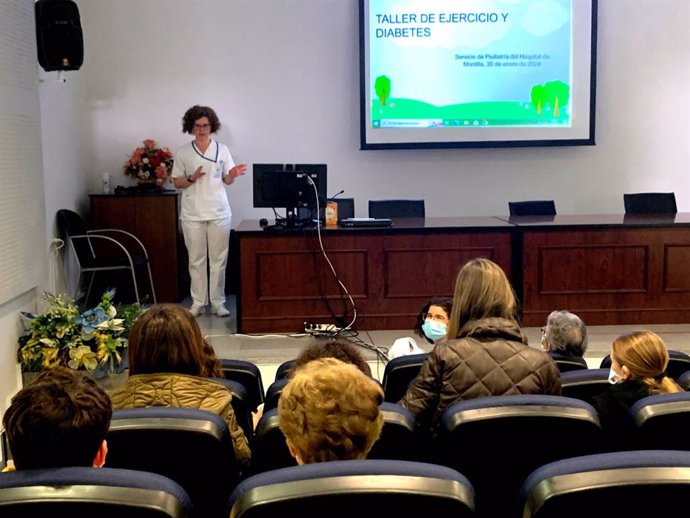 Archivo - Uno de los talleres educativos para población infantil con diabetes y sus familias.