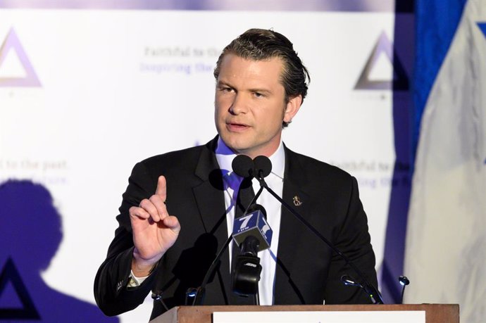 Archivo - March 31, 2019 - New York, NY, U.S - PETE HEGSETH, host of Fox & Friends, at the National Council of Young Israel Gala in New York City, NY on March 31, 2019