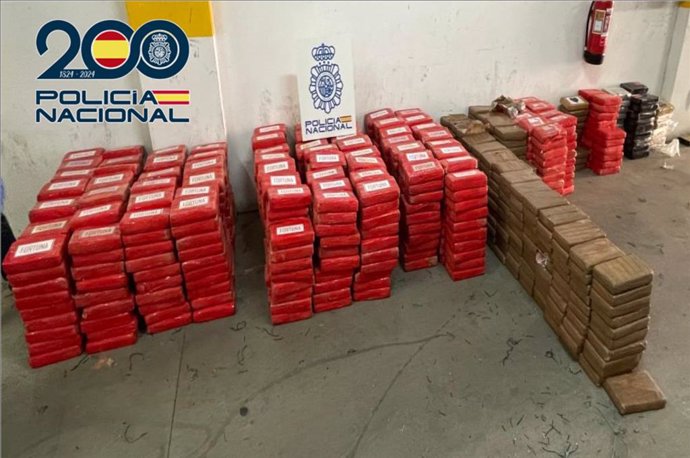 Más de una tonelada de cocaína intervenida en el puerto de Algeciras.