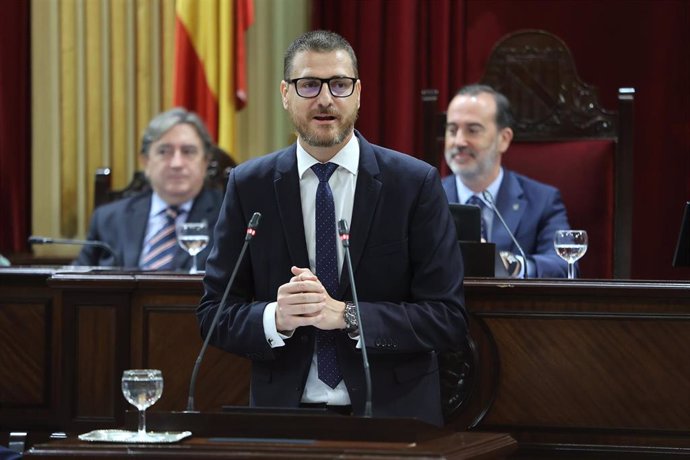 Archivo - El portavoz del PP en el Parlament, Sebastià Sagreras.