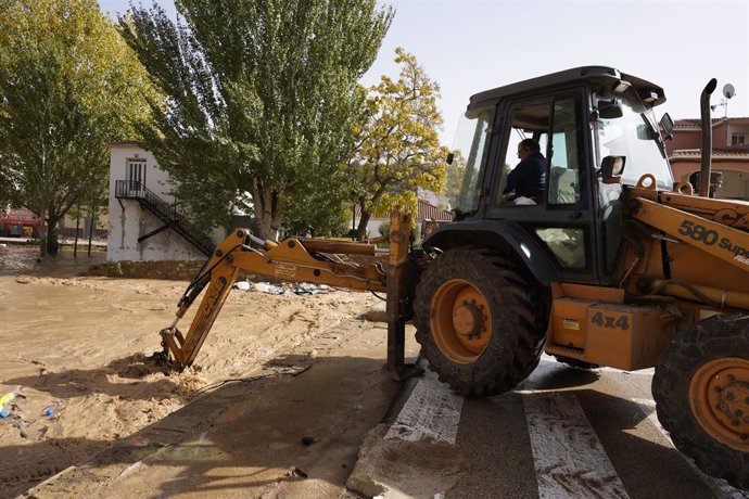 Efectos de la riada, a 30 de octubre de 2024, en Mira, Cuenca, Castilla-La Mancha (España). 