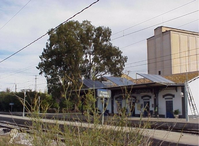 Estación de Fuente de Piedra, en Málaga.