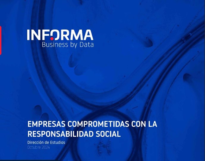 Estudio sobre Empresas comprometidas con la Responsabilidad Social elaborado por Informa D&B S.A.U.