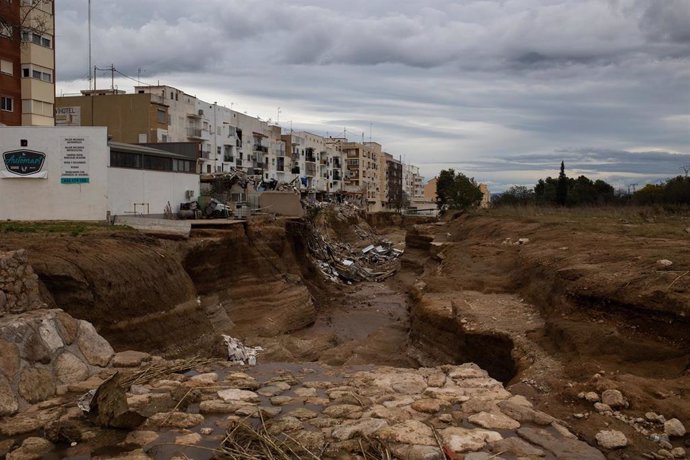 Estragos ocasionados por la Dana en el Barranco de Chiva, a 12 de noviembre de 2024, en Chiva, Valencia, Comunidad Valenciana (España).