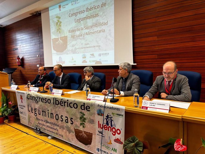 Inauguración del Congreso Ibérico de Leguminosas este miércoles en León.