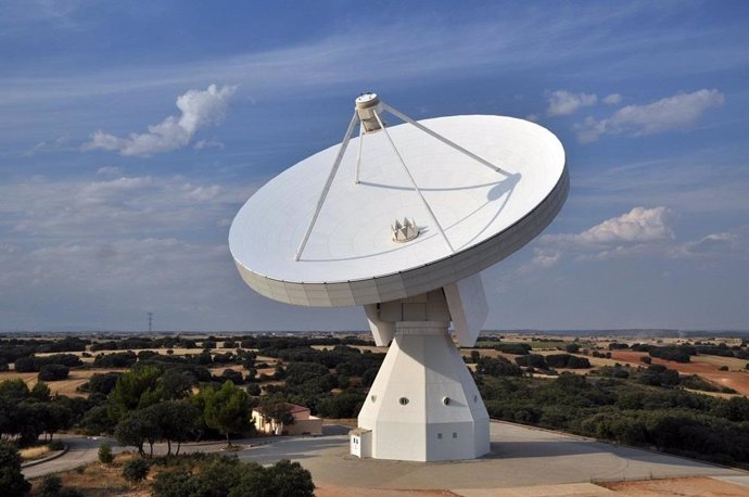 El gran radiotelescopio del Observatorio de Yebes.