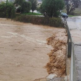 Río Guadalmedina a su paso por Casabermeja