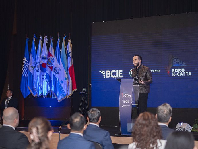 El presidente de El Salvador, Nayib Bukele