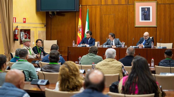 Representación de ganaderos y pastores en el Parlamento.