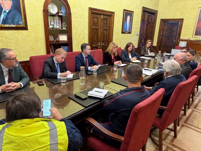 Reunión de coordinación en el Ayuntamiento de Huelva