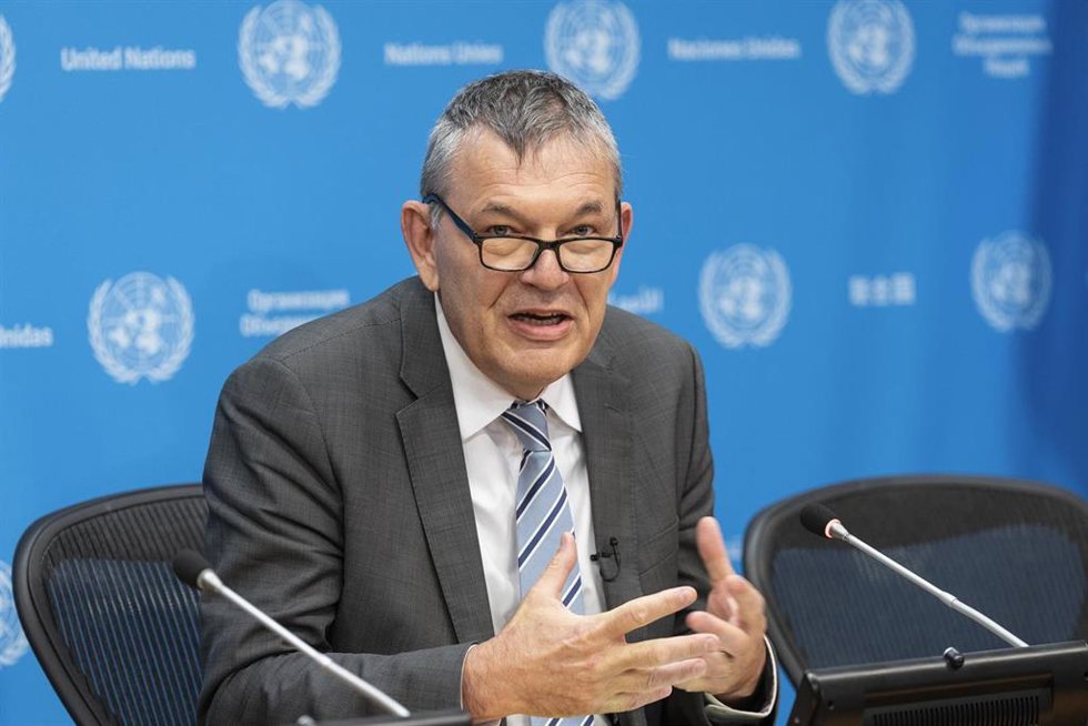 El comisionado general de la Agencia de Naciones Unidas para los Refugiados Palestinos en Oriente Próximo (UNRWA), Philippe Lazzarini