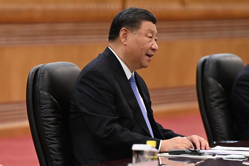 Archivo - Chinas President Xi Jinping meets with Australias Prime Minister Anthony Albanese at the Great Hall of the People in Beijing, China, Monday, November 6, 2023. Anthony Albanese will hold talks in China with President Xi Jinping in the first v