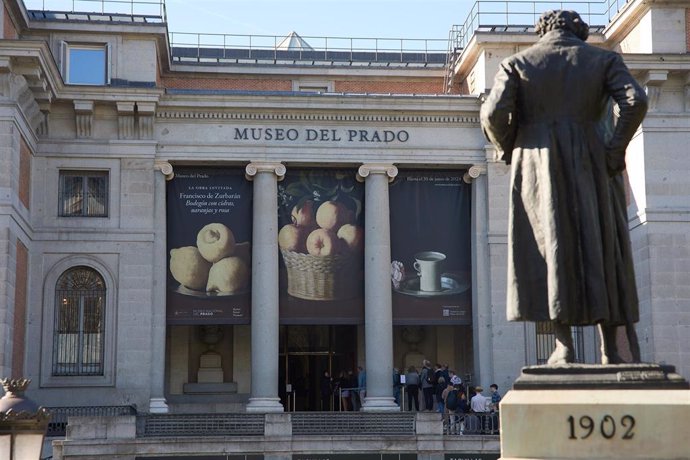 Archivo - Fachada del Museo del Prado.