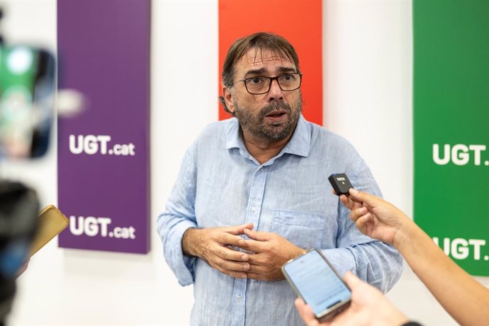 Archivo - El secretari de la UGT de Catalunya, Camil Ros