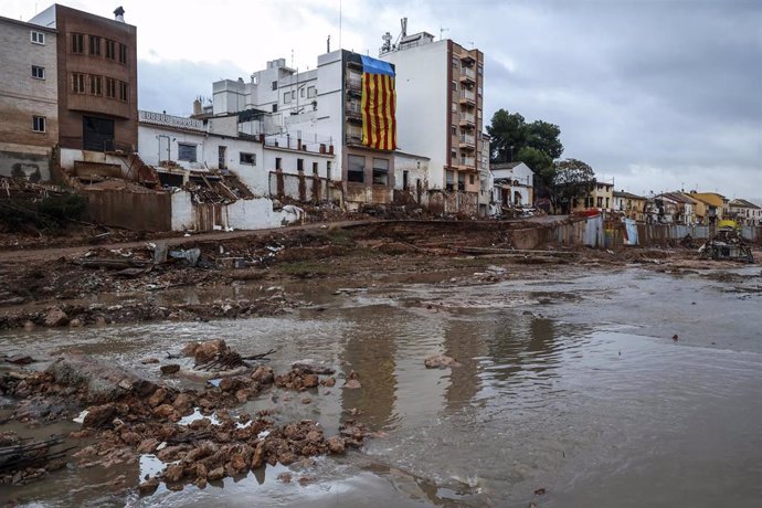 Estragos ocasionados por la DANA, a 13 de noviembre de 2024, en Paiporta, Valencia, Comunidad Valenciana (España). 