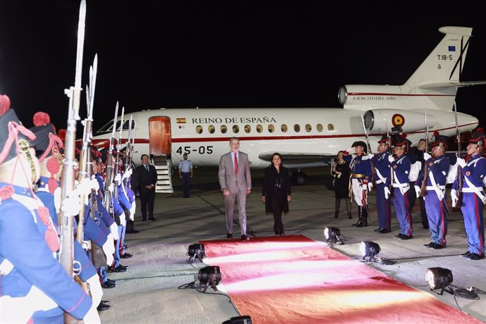 El Rey Felipe VI llega a Cuenca (Ecuador) para asistir a la XXIX Cumbre Iberoamericana