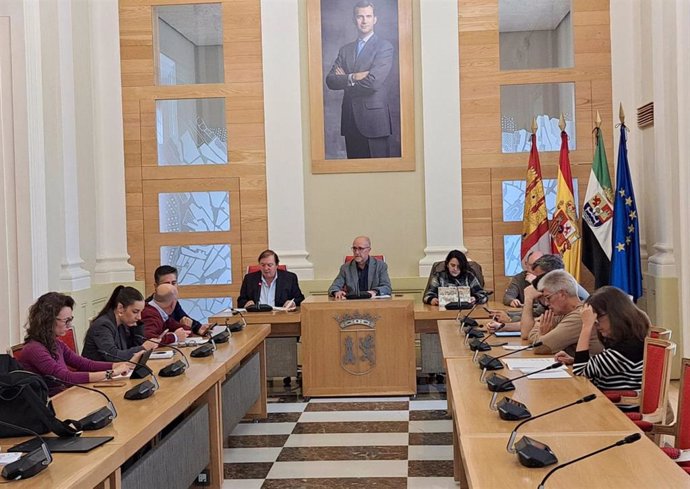 Comisión de Urbanismo en el Ayuntamiento de Cáceres