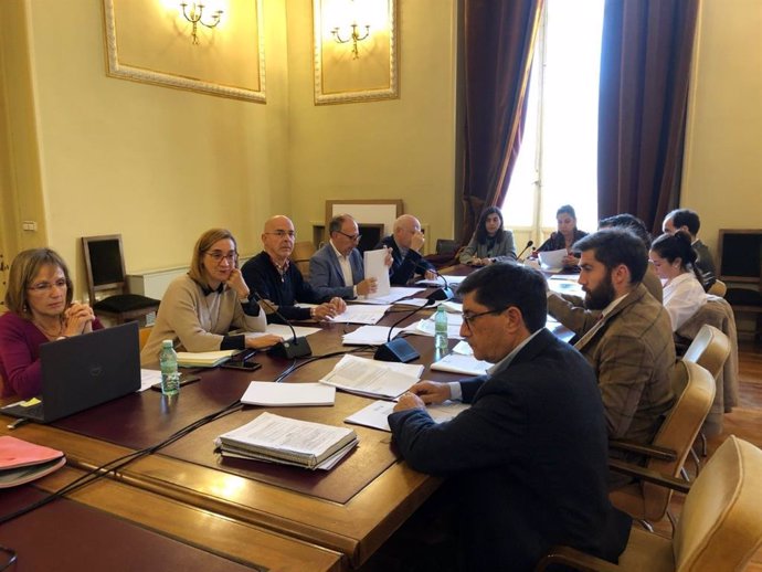 Comisión de Hacienda en el Ayuntamiento de Valladolid.