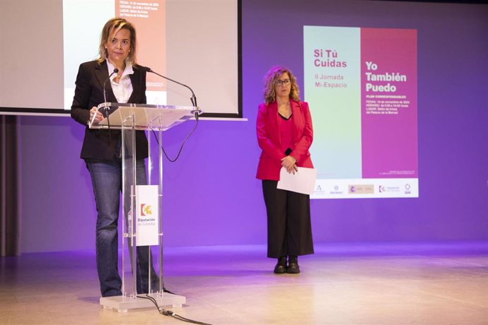 Auxiliadora Moreno, durante su intervención en la II Jornada Mi-Espacio.