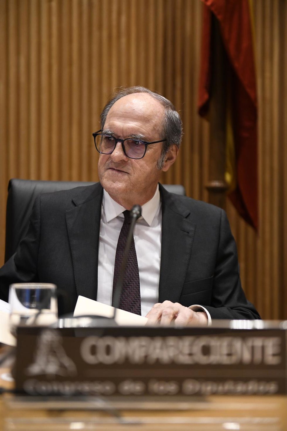 El Defensor del Pueblo, Ángel Gabilondo, comparece durante la Comisión Mixta de Relaciones con el Defensor del Pueblo, en el Congreso de los Diputados, a 15 de octubre de 2024, en Madrid (España).