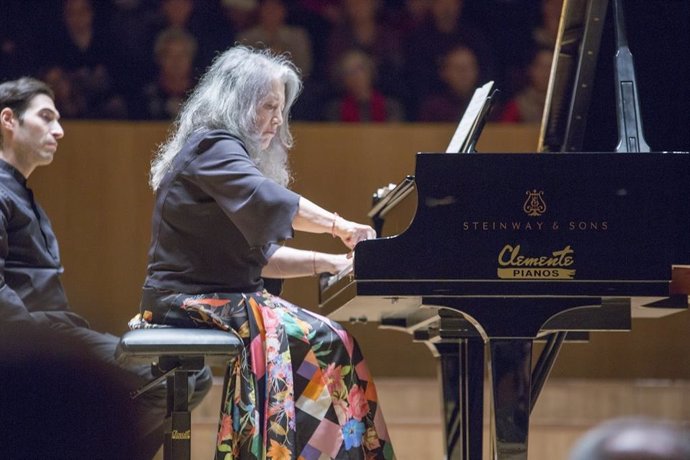 Imagen de archivo de la pianista Marta Argerich