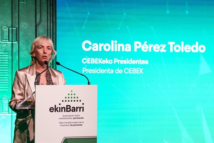 La presidenta de Cebek, Carolina Pérez Toledo