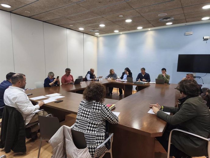 Reunión de la Junta Rectora del Patronato Deportivo Municipal de Gijón (PDM) .