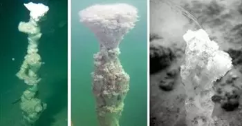 Espectaculares chimeneas naturales descubiertas en el Mar Muerto